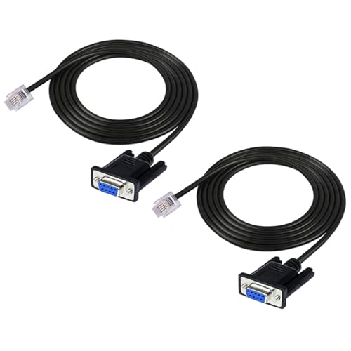 MARCBUSE RS232 Female To RJ11 6P4C Connectors Cable Premium Shielding Technology For Server Management Equipment Cable