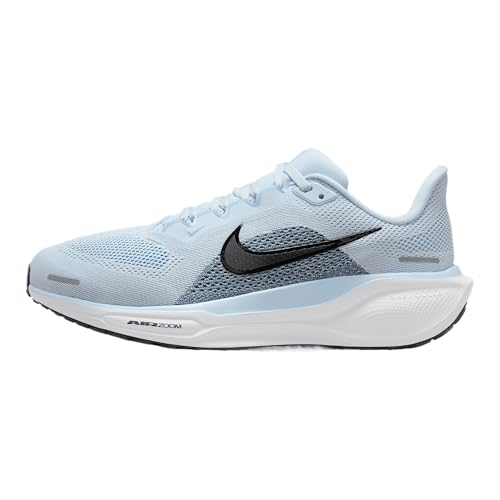 Nike Pegasus 41 Women's Road Running Shoes (Wide) (FQ0965-400, Blue Tint/Psychic Blue/Smokey Blue/Black)
