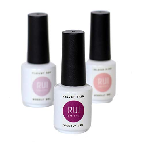 Vernis semi permanent 3 couleurs Rui Smiths pour ongles cassants sans acétone