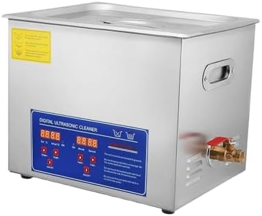 Ultrasonic Cleaning Machine 30L - Stainless Steel Digital Timer Cleaner for Jewelry, Glasses, Watches & Bathroom Items - Heavy Duty Ultrasonic Cleaner for Home & Commercial Use