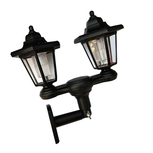 Lampe murale solaire extérieure pour illuminer vos soirées d'été sur la terrasse du jardin