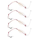 CORHAD 鯉釣り用 スプリング餌トラップフィーダー 耐久構造 効率的餌保持 淡水釣りアクセサリー コンパクト携行可能な 4個セット