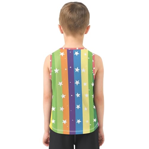 Boys' Tank Top Shirts Quick-Dry Ice Silk Fabric with Breathable Athletic Vest3