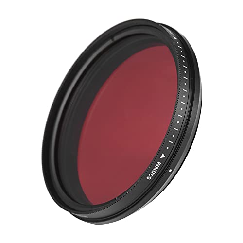 Filtro infrarrojo ajustable de 62 mm para solucionar el exceso de luz en fotos de paisaje