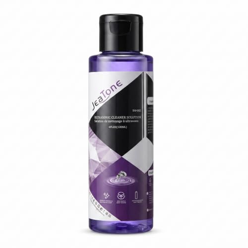 Ultrasonic Jewelry Cleaner Solution, 4 Oz by JeaTone