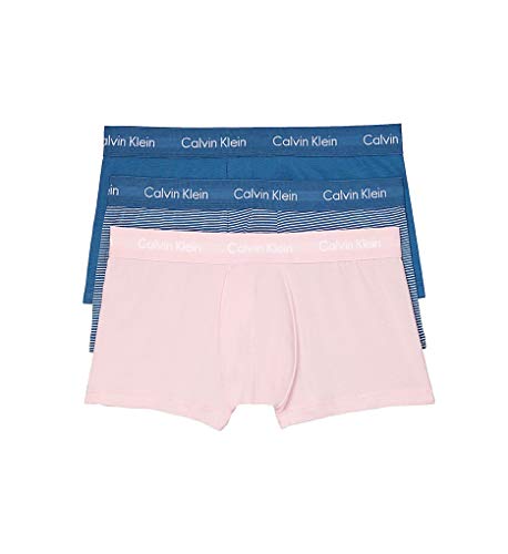 Image of Calvin Klein Men's Polyester Classic Solid Trunk (Pack of 3)