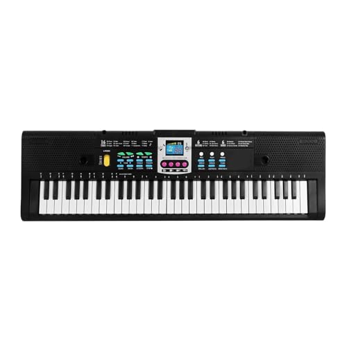 Électronique clavier Piano Clavier Électronique Multifonctionnel, Microphone De Piano Électrique Numérique, 61 Touches, Instrument De Clavier Électronique Pour Débutant - Les Beatles, Paul McCartney, John Lennon, RIngo Starr, George Harrison Électronique clavier Piano Clavier Électronique Multifonctionnel, Microphone De Piano Électrique Numérique, 61 Touches, Instrument De Clavier Électronique Pour Débutant – Image 4