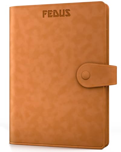 Image of FEDUS Faux Leather Premium Car Document Holder Car Storage Organizer, Car Registration and Insurance trunk Holder for Driving Licence Owner Manual,PUC RC Paper Vehicle Glove Box Document Wallet Brown