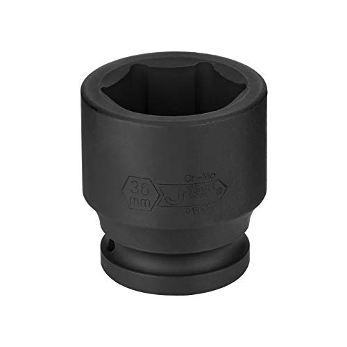 Image of Jetech 3 /4 Inch Drive 36mm Standard Impact Socket, Made with Chrome Molybdenum Alloy Steel, Heat Treated, 6-Point Design, Metric