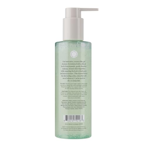 Image of Naturium Niacinamide Cleansing Gelee 3%, 7.1 fl oz | Gentle & Smoothing Face Wash, Unclogs Pores, Makeup Remover, with Hyaluronic Acid & Vitamin C, for Soft Skin & Even Texture