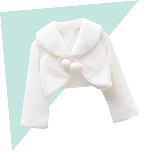Tippet Children Children Tippet Jackets Christmas Party Dress Dress Bolero Princess Faux Fur Wraps3
