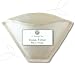 Hemp and Organic Cotton Cloth Coffee Filter by Pinyon Products - Reusable, Natural, Unbleached, Environmentally Friendly Cloth Cone Drip, pour-over Coffee Filter (Size 2; 4-6 Cups)