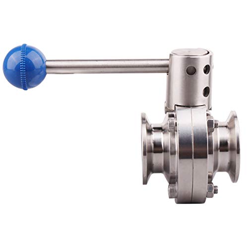 Robinet papillon Tri-Clamp 1" en inox 304 pour micro-brasserie et cuve maison - 6
