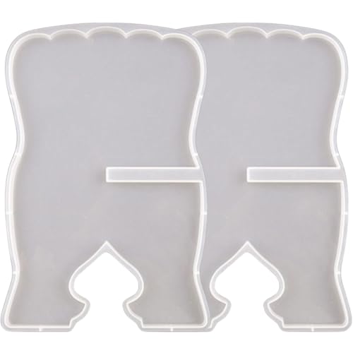 Image of Oytra Resin Art Mould Big Book Stand Holder DIY Multipurpose Silicone Mold Craft Materials for Beginners Professionals Artists Book Readers Hobbyists Casting Molding Set (2 Pcs)