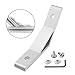 Rrina 8Pcs 135 Degree Angle Aluminum Profile Corner Bracket Joint Braces Connectors with Screws T-Nuts (2020 Series)