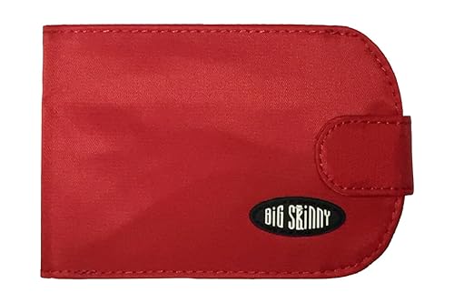 Big Skinny Women's Taxicat Bi-fold Wallet, Lipstick Red