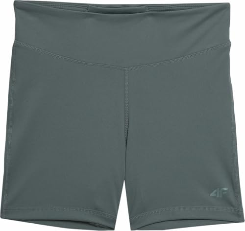 4F Pantalones Cortos Fnk F301, Verde Oscuro, S para Mujer