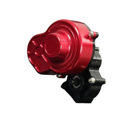 RCトランスミッションギアボックス Axial SCX10対応 レイスメタルトランスミッションギアボックス48P 20Tモーターギア付き 1/10 RCロッククローラー 車 トラック アップグレードパーツ (ブラック)