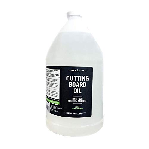 Caron & Doucet - Cutting Board & Butcher Block Wood Oil - 100% Plant-Based & Vegan. Best for Wood Conditioning & Finishing. Does not contain petroleum based mineral oil.