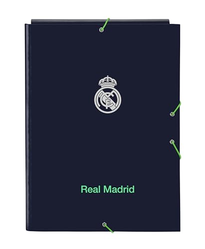 REAL MADRID 2ª EQUIPACIÓN 25/26 - Carpeta Folio con 3 Solapas,