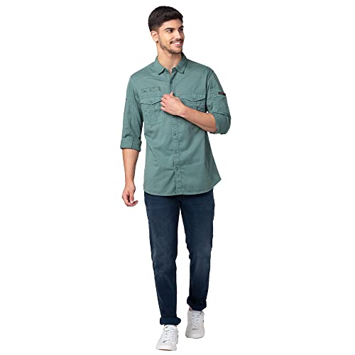 Image of Spykar Men's Rover Regular Fit Mid Rise Casual Jeans