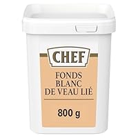 Le Fonds Blanc De Volaille CHEF est un Fonds Blanc De Viande Déshydraté avec une texture légèrement veloutée, un bon équilbre aromatique relevé par une riche note de veau. Le Fonds Blanc De Veau Lié Déshydraté CHEF est la base idéale pour vos velouté...