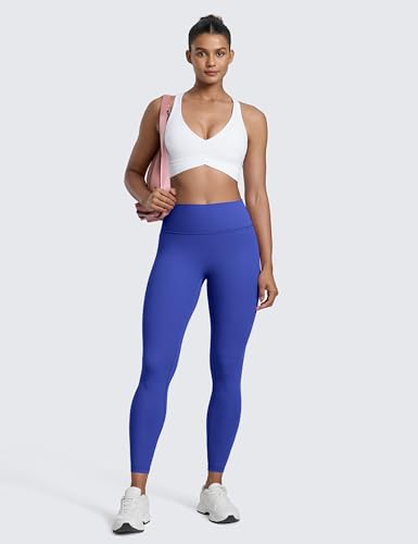 Image of CRZ YOGA Secretsculpt Butterlift Workout Leggings 25 inch - No Front Seam High Waisted Womens Yoga Pants Booty Scrunch Butt