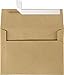 A4 Invitation Envelopes (4 1/4 x 6 1/4) - 100% Recycled, Grocery Bag Brown (50 Qty.) | Perfect for Invitations, Announcements, Sending Cards, 4x6 Photos | Printable | 4872-GB-50