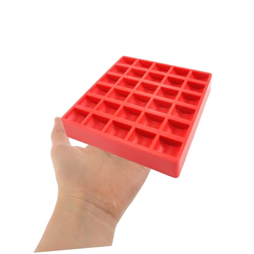 Caja organizadora para monedas color rojo miniatura 4