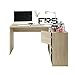 Habitdesign Mesa Escritorio, Mesa despacho Reversible, Estudio, Modelo Adapta XL, Acabado en...