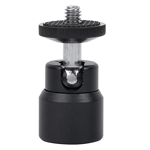 Jiawu Główka Kulowa Miniaturowa, Obrót 360°, Gwint 1/4 Cala, do Montażu