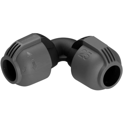 Gardena Anschluss an L per Sistema Pop-up: Anschluss per Diramazione Del Tubo di Linea 25 mm Quick&Easy kompatibel mit Con Tubi 25 mm (2773-20)