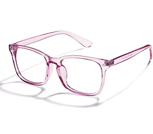 Image of IFLASH Blue Light Blocking Glasses Gaming Filter Transparent Square Eyeglasses for Eye Protection Men Women, Computer /Tablet /Laptop /Mobile /TV, Anti-blue & Anti eyestrain