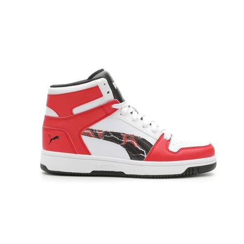PUMA Kids Boys Rebound Layup Sl Heat Lightning Lace Up Sneakers Shoes Casual - Red - Size 7 M - image 1
