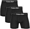 Calvin Klein Boxer Brief de Microfibra con Estiramiento Refinado, Paquete de 3 3