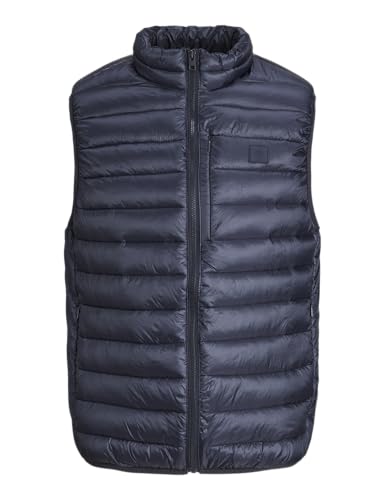 Jacka & Jones herr JPRCCCAVE quiltad väst quiltad väst, mörk marinblå, M, mörk marinblå, M