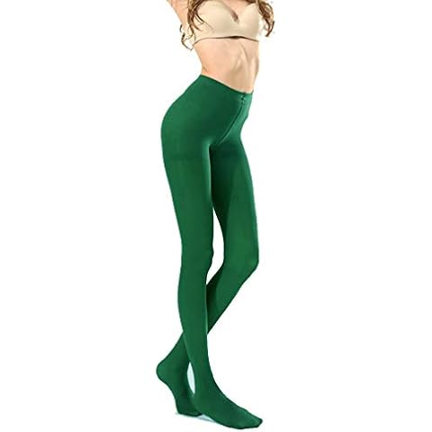 LA DEARCHUU Petite Women Opaque Tights 160D Warm High Waist Ladies Opaque Pantyhose Winter Soft tights Solid Color Thermal Leggings Footed Tights Tummy Control Size UK 2-10 Cover