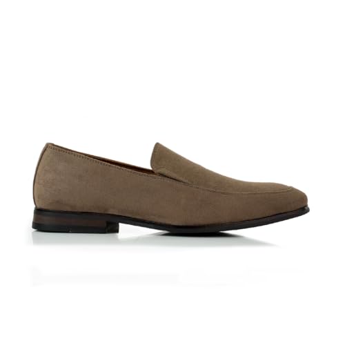 Image of Ferro Aldo Men's Dress Loafer Collection | Modern & Classic Slip-On Styles | Available in Suede, Woven, and Wholecut