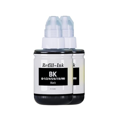 Cartouche d'encre noire 890 pour imprimante G3800 G2810 G1810 G2800, lot de 2 flacons 270ml