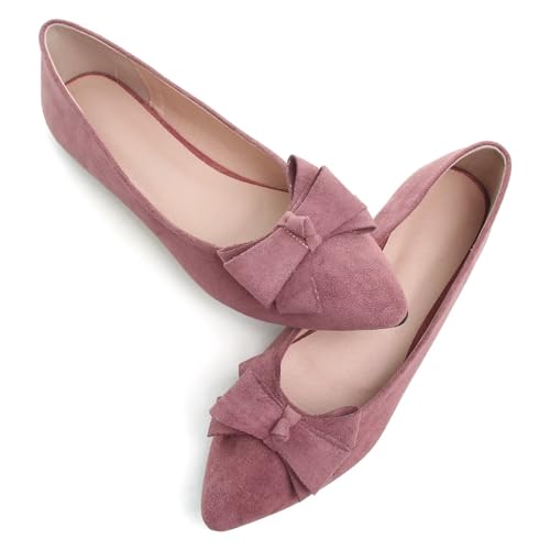 Image of SAILING LU Women's Bow-Knot Pointed Toe Ballet Flats