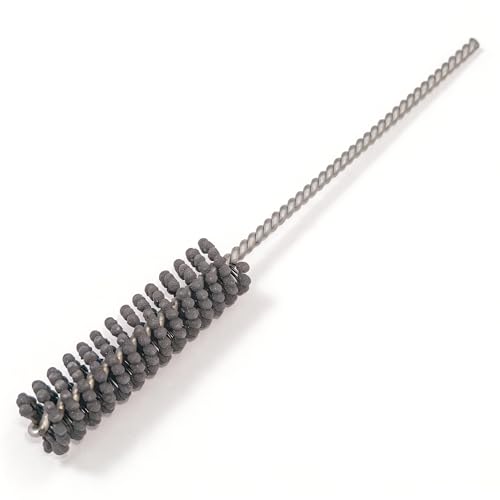 Image of Flexible Cylinder Hone Tool Engine Brake Cylinder Deglazer & Bore Refinishing Brush | Ball Style Abrasive for Honing, Deburring & Cross-Hatching (7 /8 inch (22.2mm), 320)