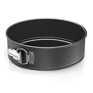 9-Inch Springform Cake Pan Round – Large 10 Cup Cheesecake Baking Ware, Spring Form Pans With Nonstick Leakproof Design…