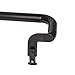 Umbra Twilight Curtain Rod Set – Wrap Around Design Ideal for Blackout or Room Darkening Panels, 88 to 144 Inches, Dark Bronze