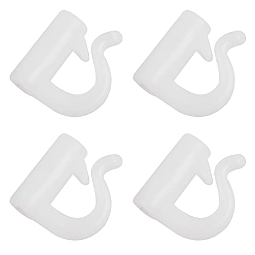 OROOTL 200pcs Fishing Clevis Quick Change Spinner Clevis Easy Spin Clevis Plastic Quick Snaps for Spinner Blades Walleye Spinner Rig Inline Spinnerbait Making Parts