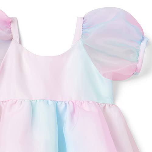 Janie and Jack Girl's Little Mermaid Organza Puff Sleeve Dress (Toddler/Little Kids/Big Kids)3