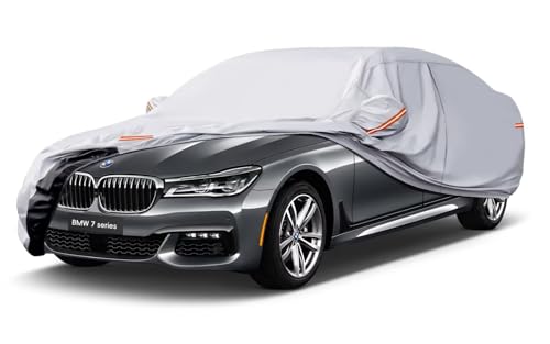 GUNHYI Autoabdeckung Wasserdicht und atmungsaktiv, Abdeckplane Geeignet für BMW