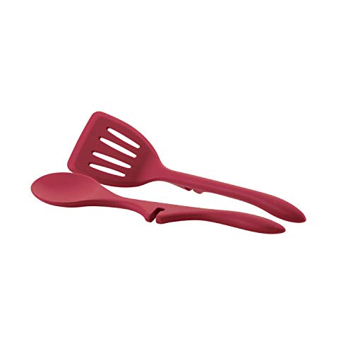 Rachael Ray 12166 8-Piece Create Delicious Stackable Nonstick Cookware Set, Aluminum, Red Shimmer - Image 10