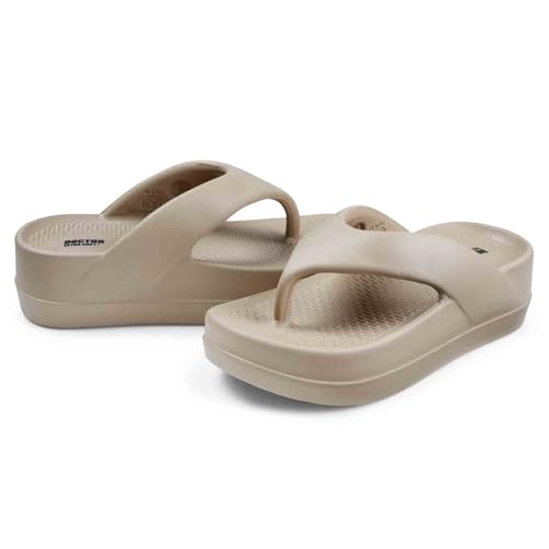 Image of DOCTOR EXTRA SOFT Women's EVA Flip Flop Slippers| Lightweight Comfortable Sandals| Thick Sole Cushion Slip-On, Waterproof Cloud Soft Platform Thong for Summer Beach, Pool & Indoor Outdoor Wear D-557