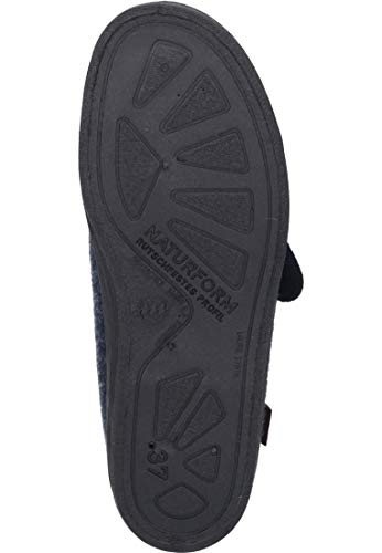 Manitu Home 340242, Ciabatte Donna, Blu, 36 EU