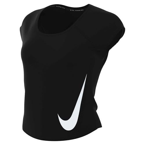 Nike W NK Tempo Swoosh Run t-shirt running femme manches courtes